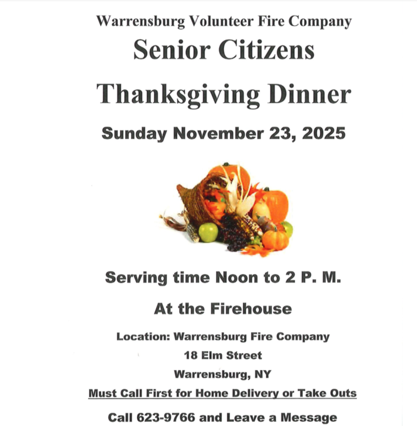Senior Citizens Thanksgiving Dinner